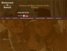 Tablet Screenshot of bitterrootranch.com